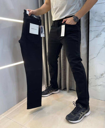 CALVI N KLEIN JET BLACK IMPORTED HYPERFLE.._X!. DENIM