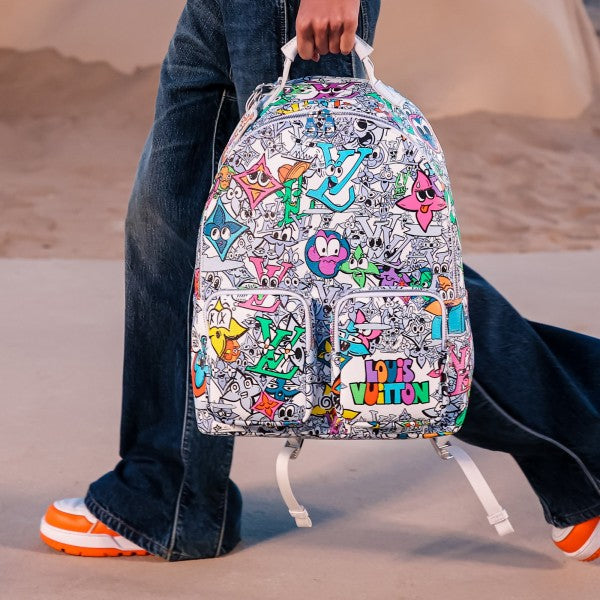 LOU-IS VU-IT-TON LV CHARACTER UNISEX BACKPACK