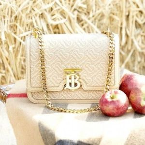 B-UR-BE-RR-Y TB MONOGRAM SHOULDER BAG