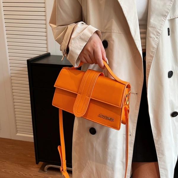 J-A-C-Q-U-E-M-U-S LE BAMBINO WITH OG BOX DUST BAG & SLING BELT PREMIUM (ORANGE)