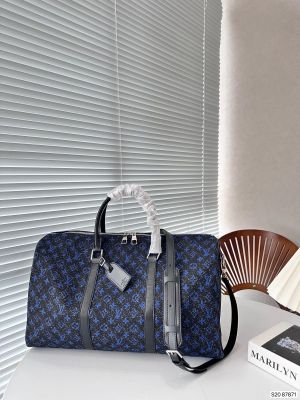 L-O-U-IS V-U-IT-TO-N L-V KEEPALL BANDOULIRE NBA EDITION PREMIUM MONOGRAM UNISEX DUFFLE BAG