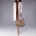G-U-CC-I GG GIGLIO HORSEBIT SUPREME TOTE BAG - BROWN