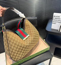 G-U-CC-I GG GIGLIO HORSEBIT SUPREME TOTE BAG - BROWN