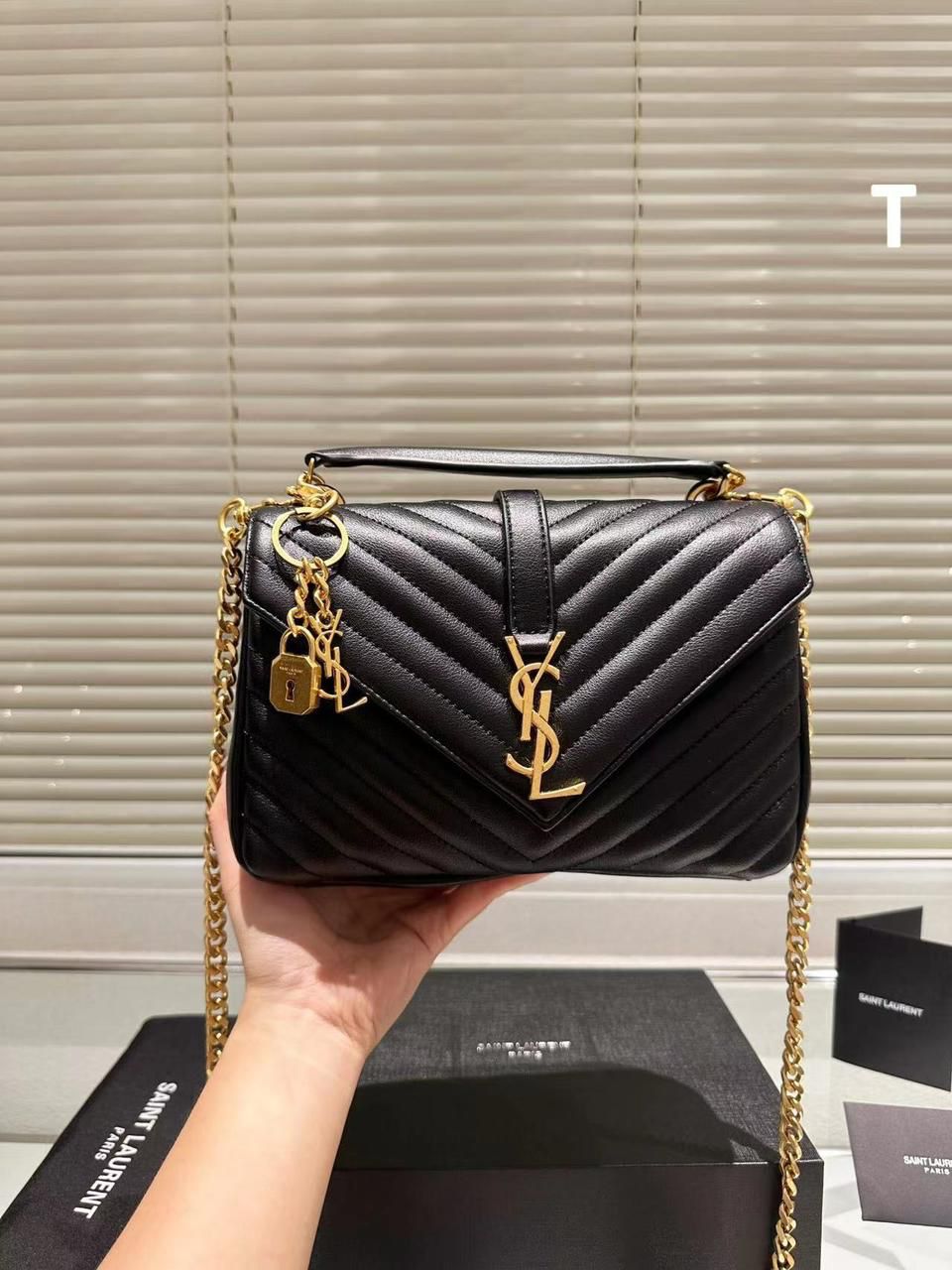 Y-S-L CLASSIC MESSENGER TASSLE BAG