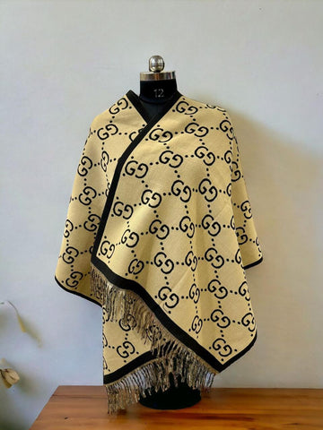 Warm G_cc_i Stoles Latest Edition Dual Print Cashmere