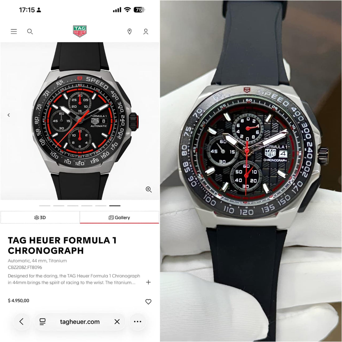 Tag Heuer Formula 1 Oracle Edition Original Model Series Now Available