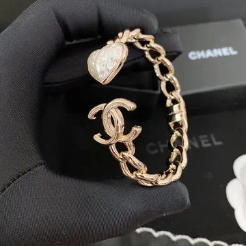 Ch-a-nel Cuff Style Bracelet
