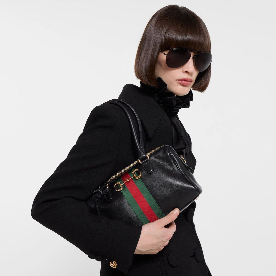 Gu-cc-i Borsetto Medium Boston Bag