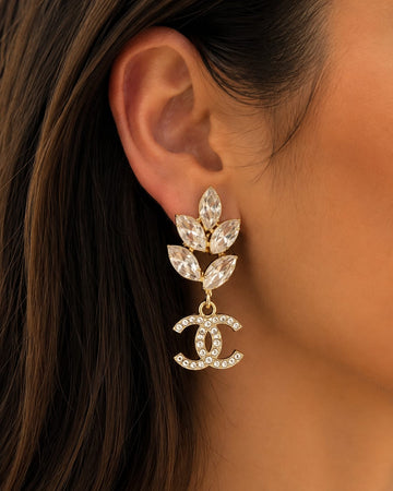 Cha-nel luxury with these stunning statement earrings