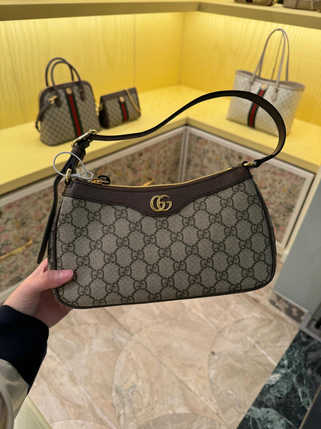 G-U-CC-I GG SUPREME OPHIDIA BAG