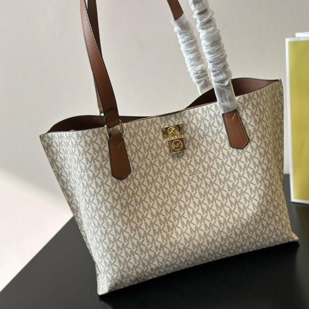 M K-O-R-S RUBY LARGE TOTE BAG