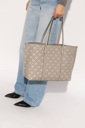 TO-RY BU-RCH NU-DE SHA-DE JACQUARD TOTE BAG