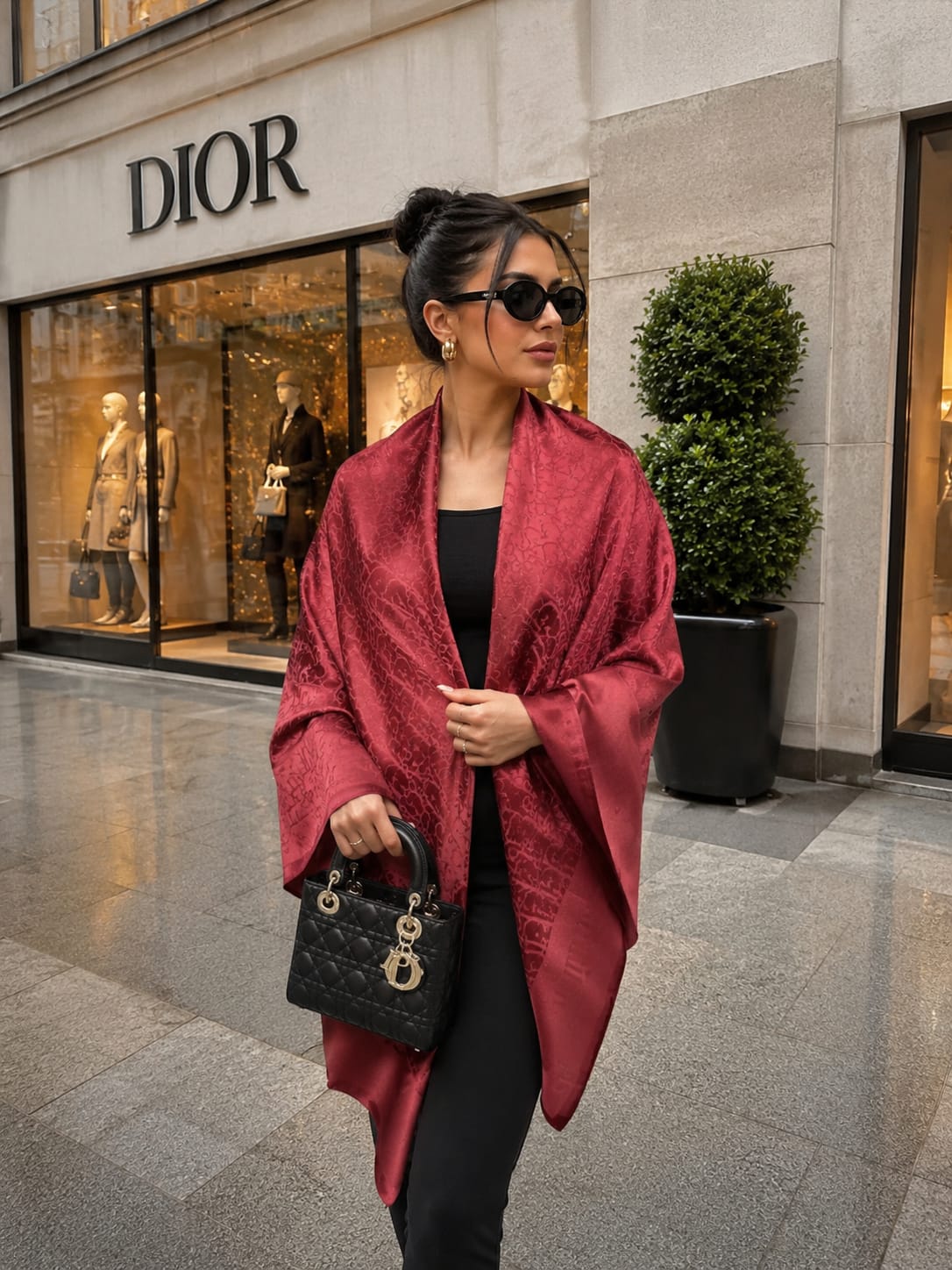 PREMIUM DI-OR INSPIRED SILK STOLE