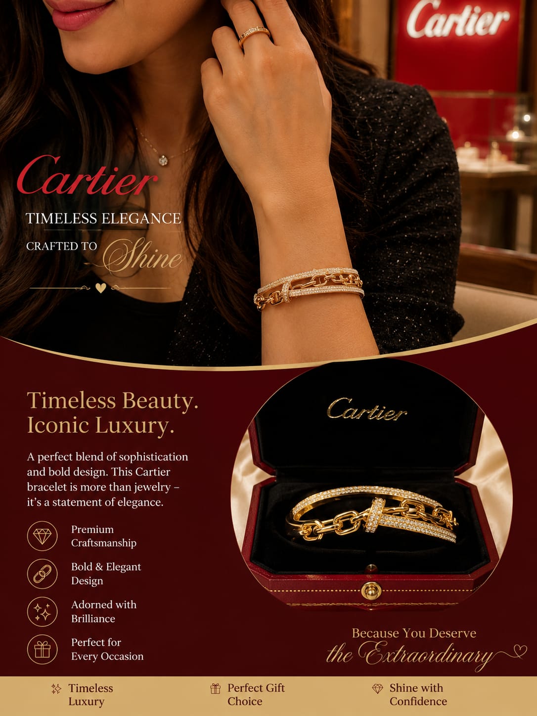 CA-R.  TIR INSPIRED LUXURY BRACELET