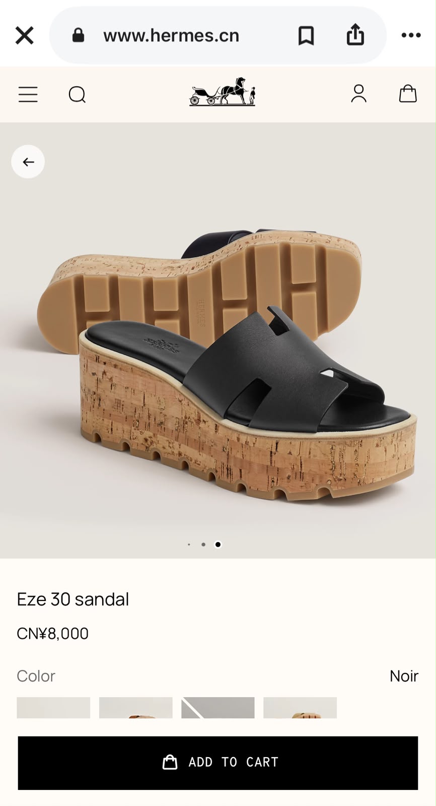 H-ER-MES EZY 30 SANDALS
