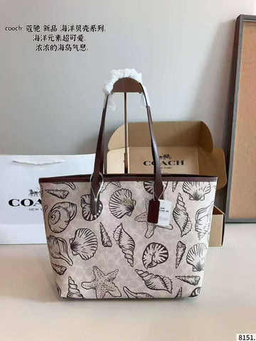 CO-A-CH MOLLIE SHELL TOTE BAG