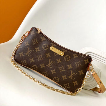 LOU-IS VU-IT-TON LIV MONOGRAM POCHETTE SLING BAG