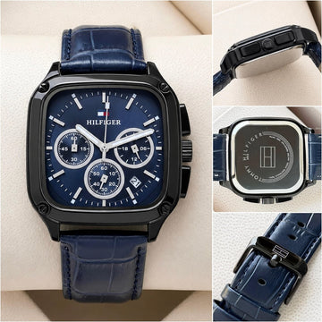 T-OMMY H-ILFIGER HERALD MULTI-FUNCTION CHRONOGRAPH – BLACK & BLUE