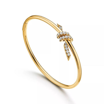 T-I-F-F-A-N-Y KNOT WIRE BANGLE
