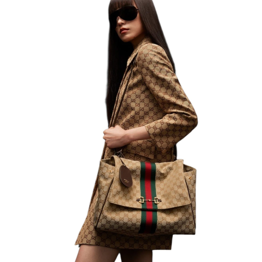 G-U-CC-I PAPARAZZO LARGE TOP HANDLE BAG
