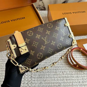 LOU-IS VU-IT-TON SLIM TRUNK SHOULDER BAG