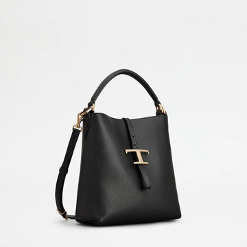 T-O-D-S T TIMELESS BROWN BUCKET BAG