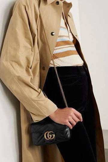 G-U-CC-I MARMONT SUPER MINI CHAIN SHOULDER SLING BAG